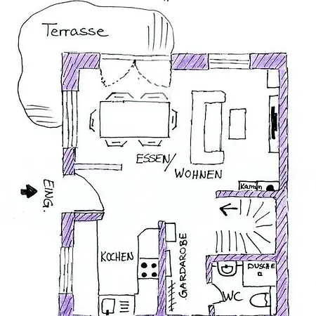 Heidehues Seepferdchen * Nebel