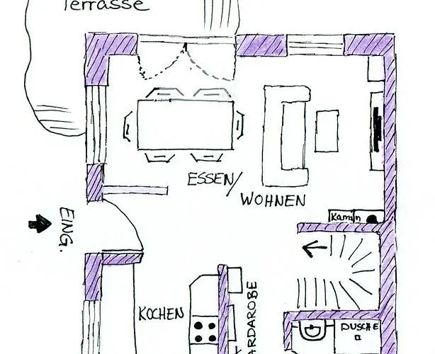 Heidehues Seepferdchen * Nebel